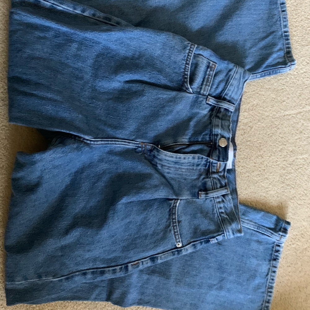 topshop high waisted wide leg jeans NWOT